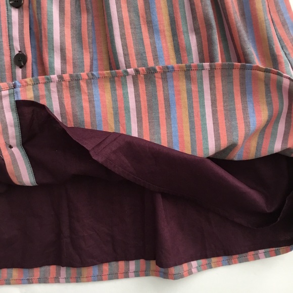 Madewell Tank Dress Multi Colored Stripes Size S - Picture 8 of 11